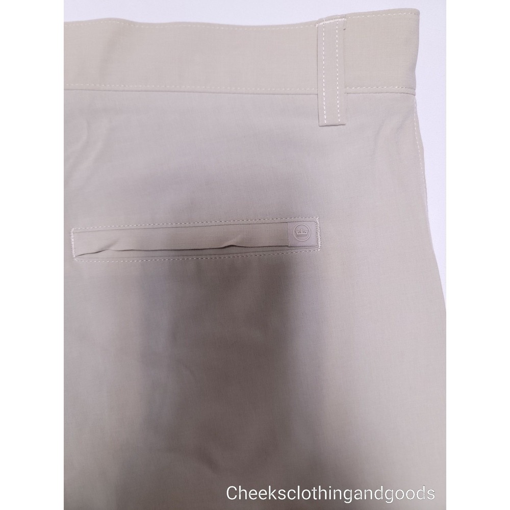Peter Millar Mens Khaki Flat Front Shorts Size 40 Golf Casual Chino - Picture 8 of 11